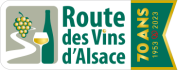 Logo 70 ans Route des vins d'Alsace